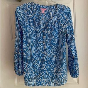Lilly Pulitzer silk blouse